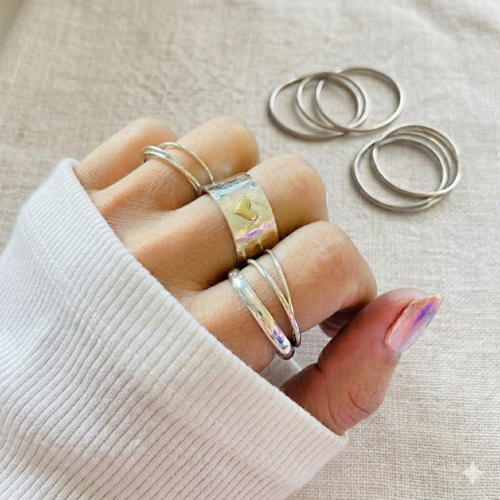 Anillo Ancho Corazón