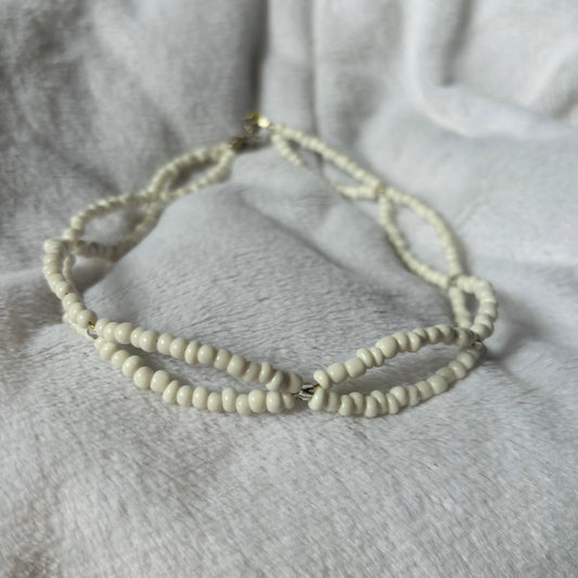 Chocker Mostacillas Blanco