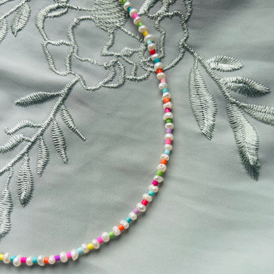 Collar Perlas de Rio Mini y Mix Colores