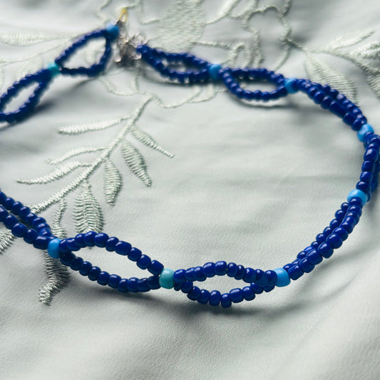 Chocker Mostacillas Azul