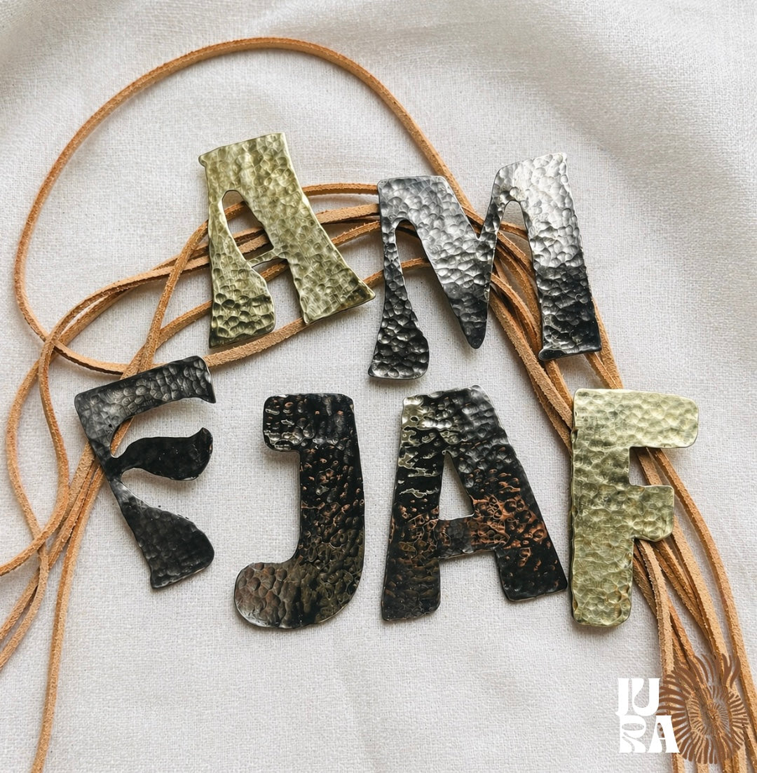 Dije Inicial Texturada o Lisa
