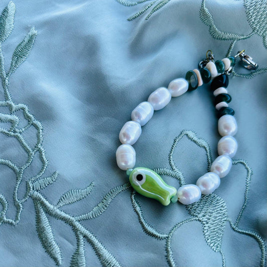 Pulsera Pez Perla