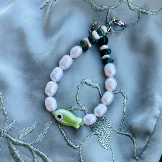Pulsera Pez Perla